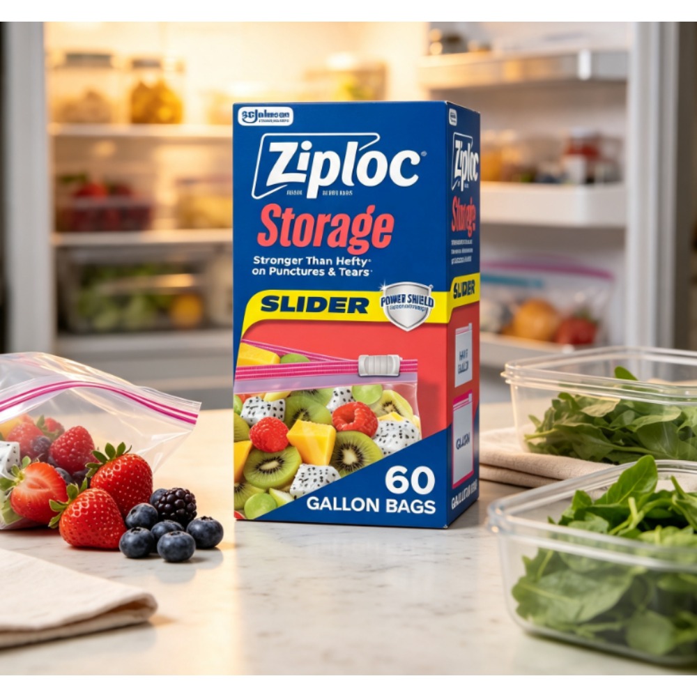 Food Storage Technology - Ziploc® Brand Food Storage Slider Gallon