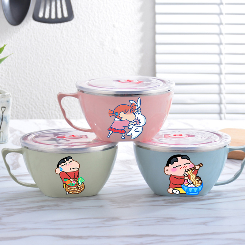 Food Storage In Room - Crayon Shin-chan Noodle Bowl Large Capacity
