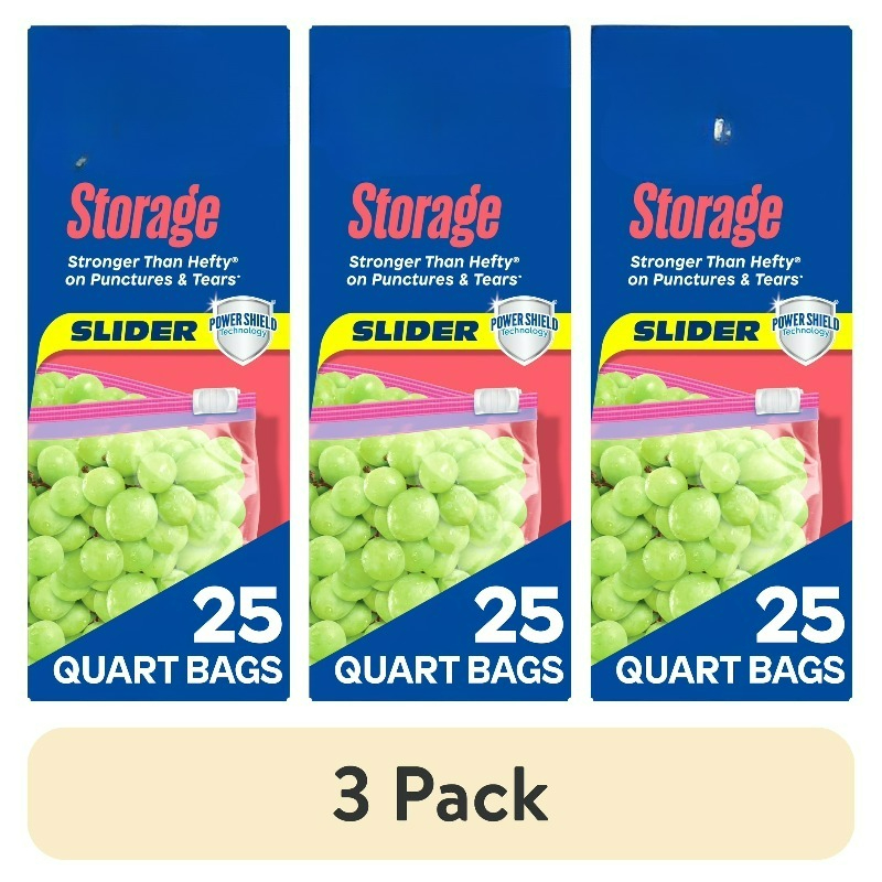 Food Storage Technology - Brand Slider Quart Food Storage Bags