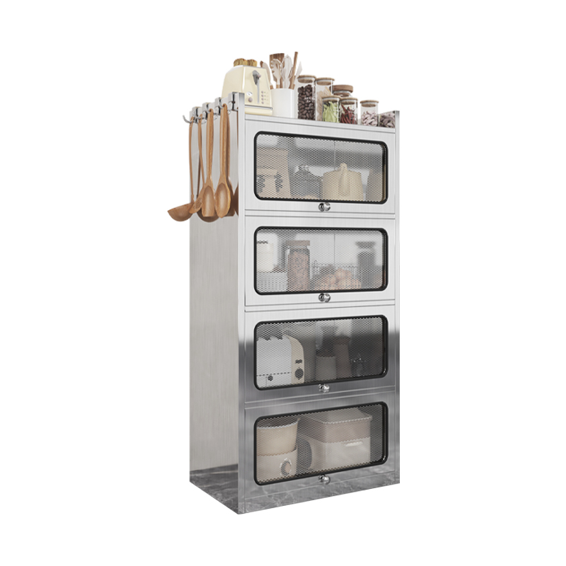 Food Storage Locker - Stainless steel kitchen locker 4-story food
