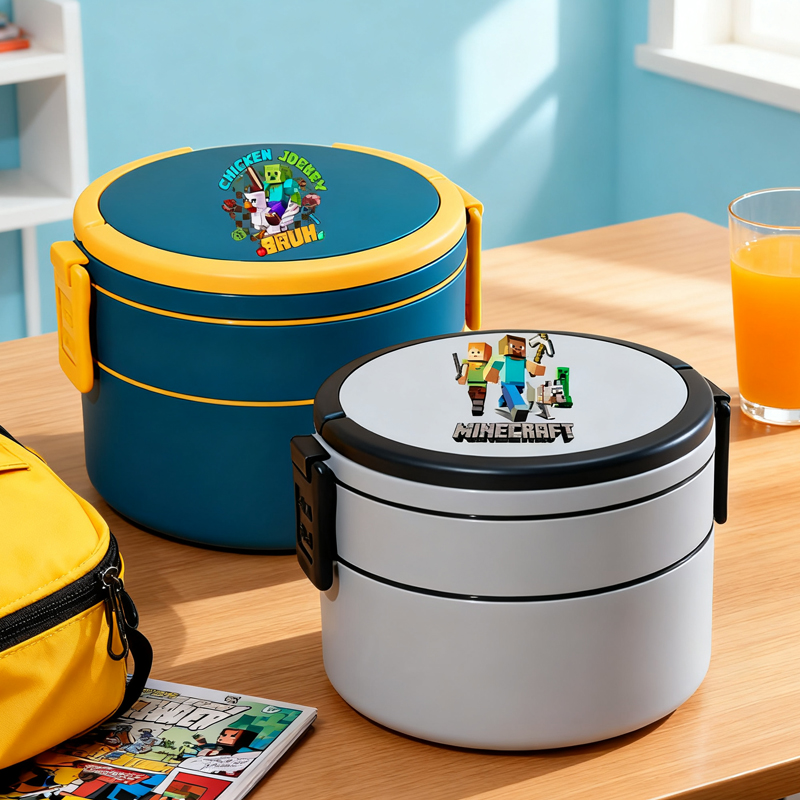 Game Theme Double Layer Lunch  - Food Storage In Room recension och pris