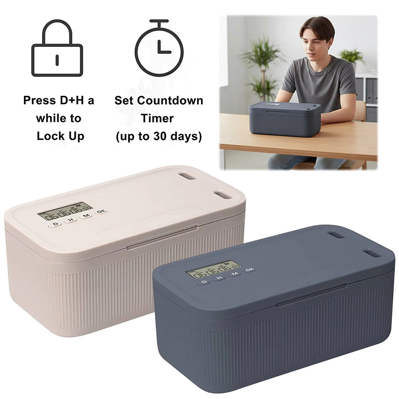 Lock Box with Timer Phone Lock - Food Storage Locker recension och pris