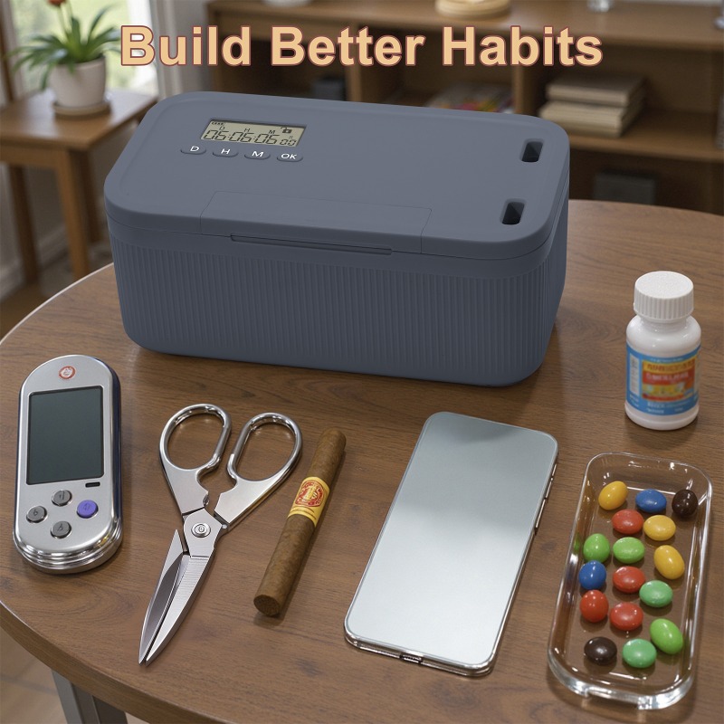 Lock Box with Timer Phone Lock - Food Storage Locker recension och pris