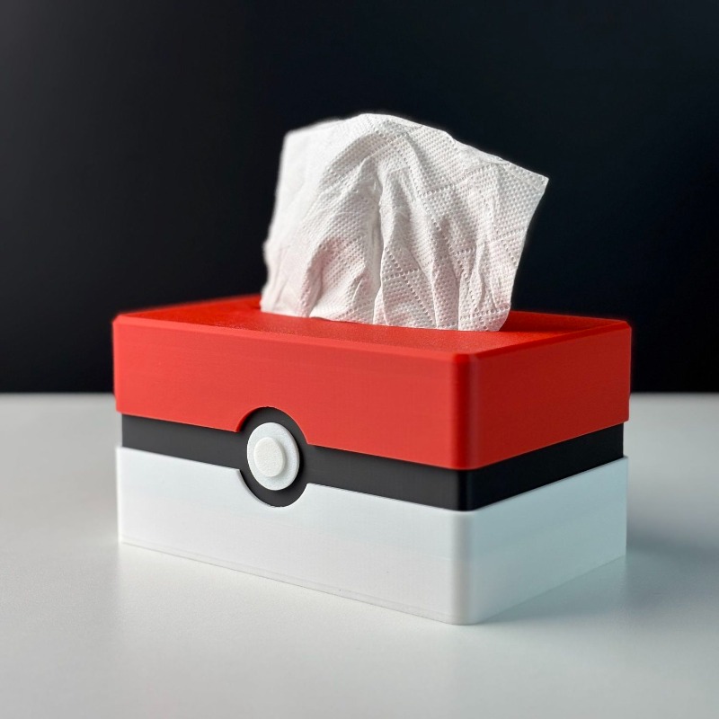 Cartoon Poke  Ball Tissue Box  - Food Storage In Room recension och pris
