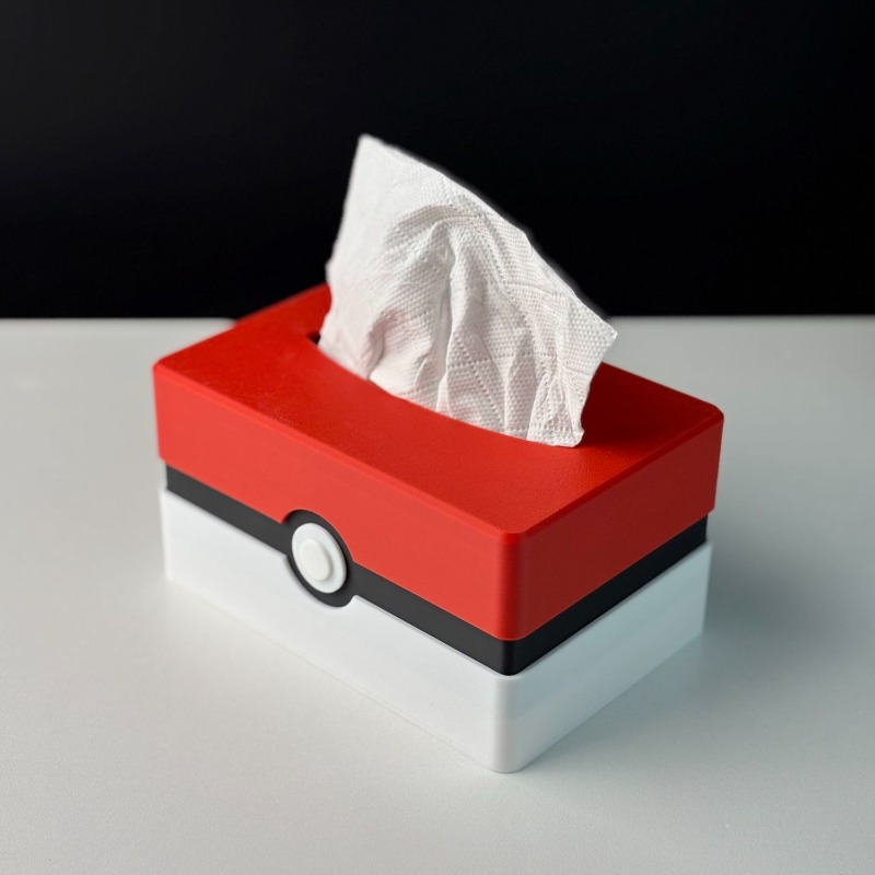 Cartoon Poke  Ball Tissue Box  - Food Storage In Room recension och pris