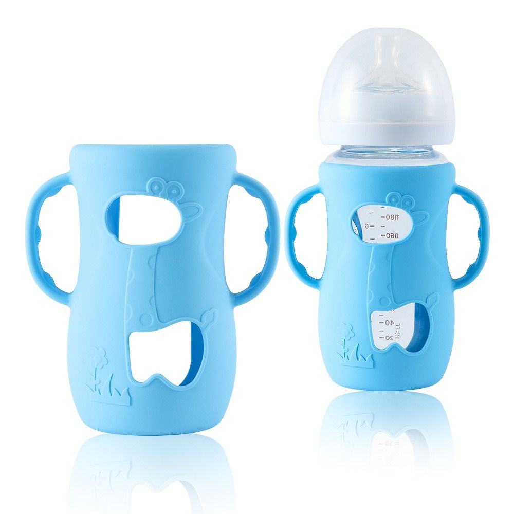 Nursing Baby Bottle Cover with - Food Storage Silicone Bags recension och pris