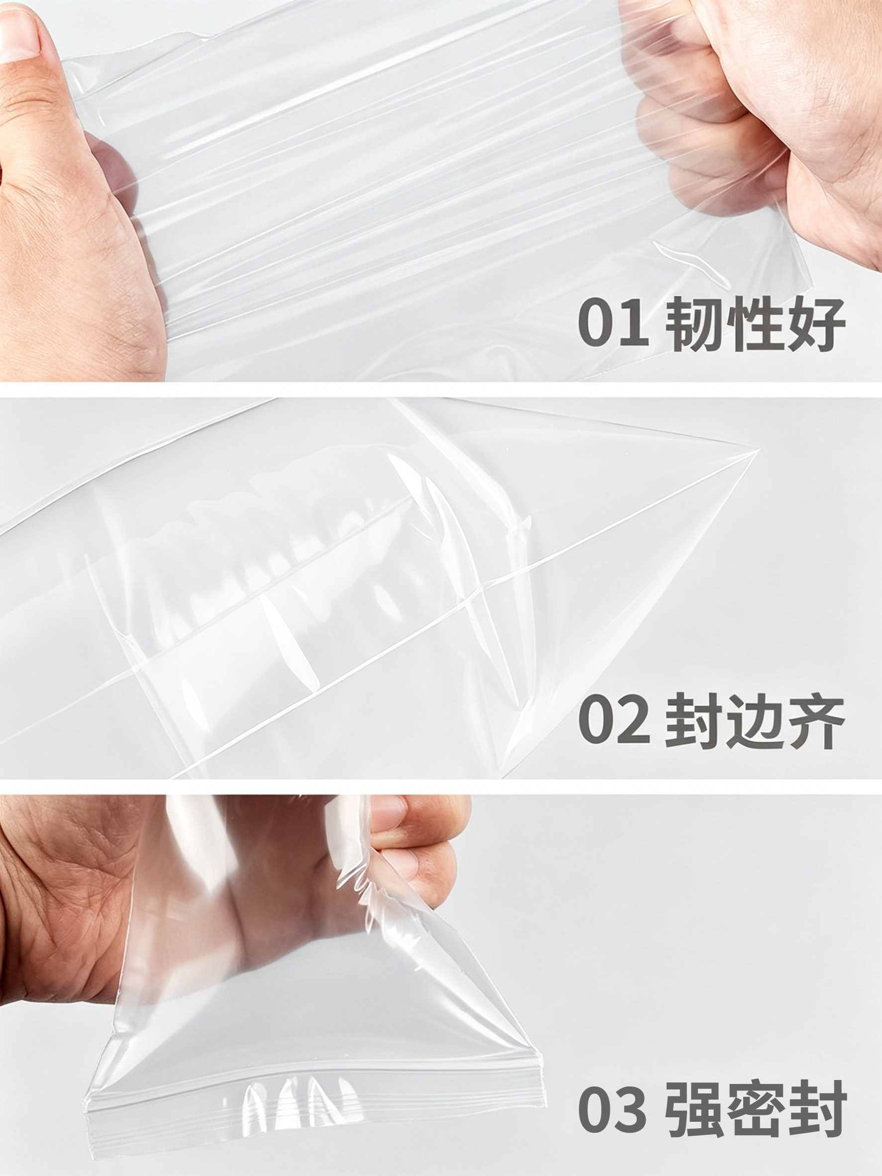 White‑Edge Food‑Grade Sealable - Food Storage Long Term recension och pris