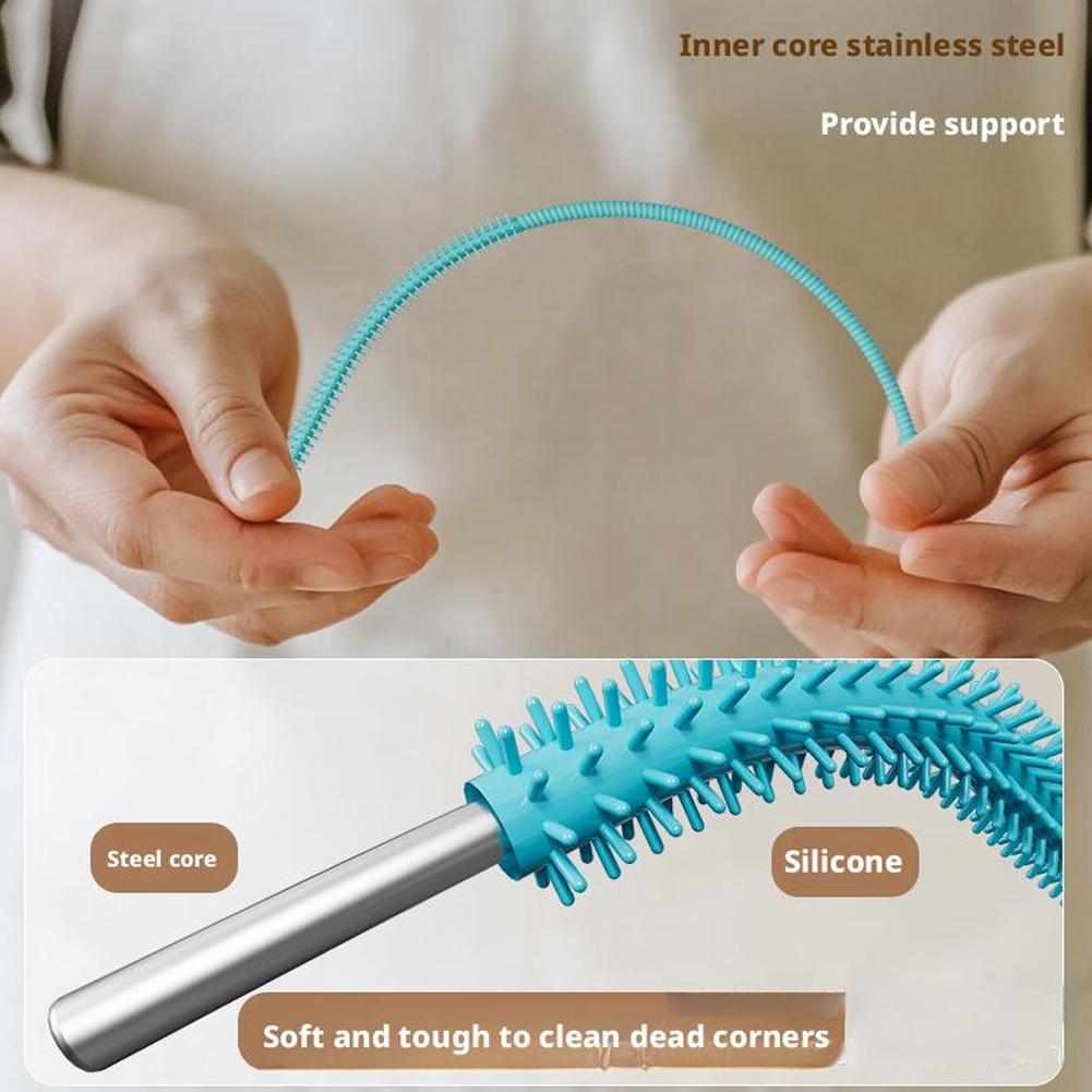 2PCS 25cm Silicone Straw Brush - Food Storage Long Term recension och pris