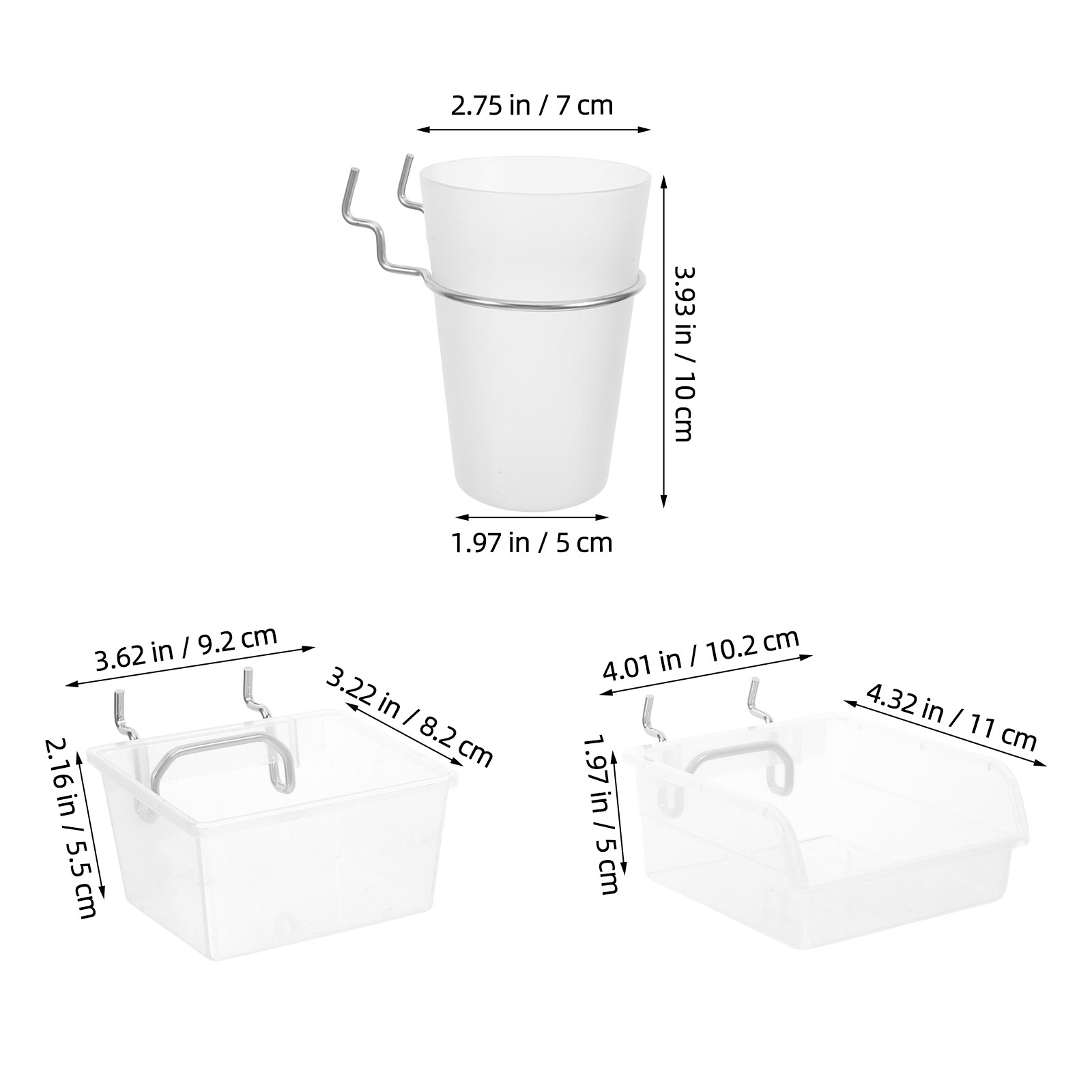 20Pcs Pegboard Storage Bin Org - Food Storage In Room recension och pris