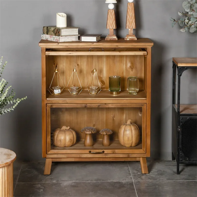 Solid wood double-layer and th - Food Storage Locker recension och pris