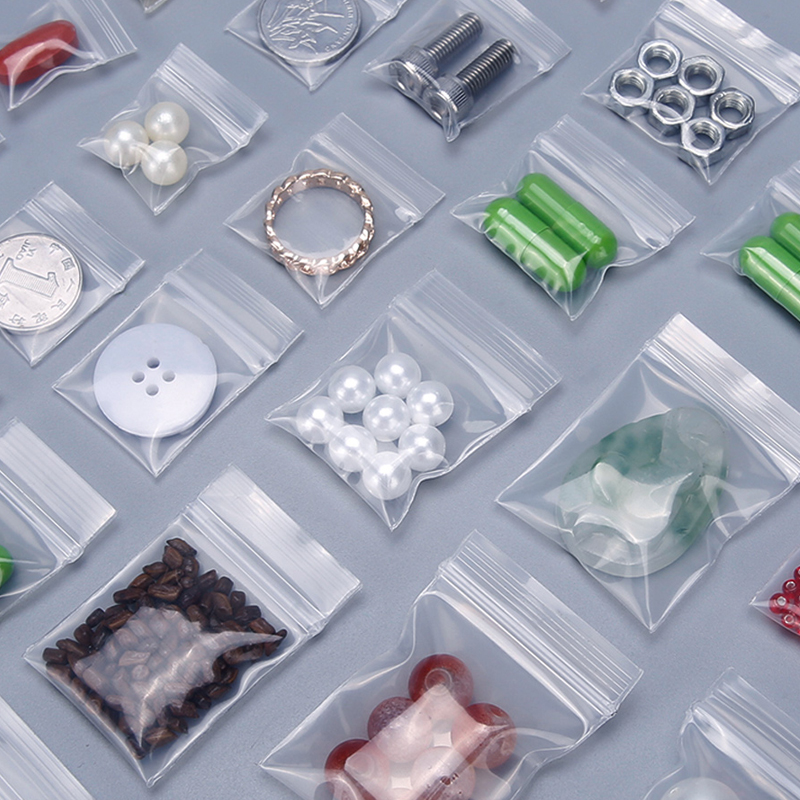 100pcs Mini Zip Lock Bags Plas - Food Storage Locker recension och pris