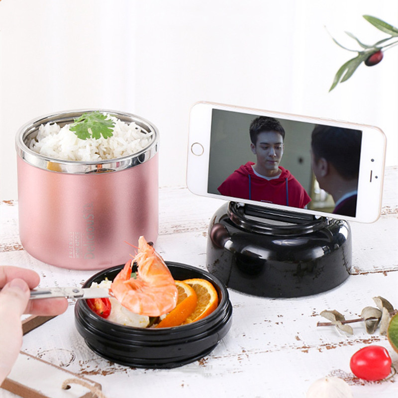 Lunch Box Stainless Steel Ther - Food Storage Long Term recension och pris