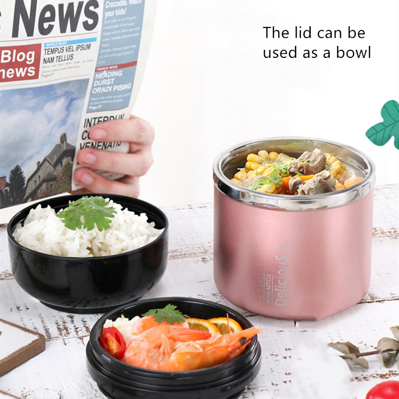 Lunch Box Stainless Steel Ther - Food Storage Long Term recension och pris