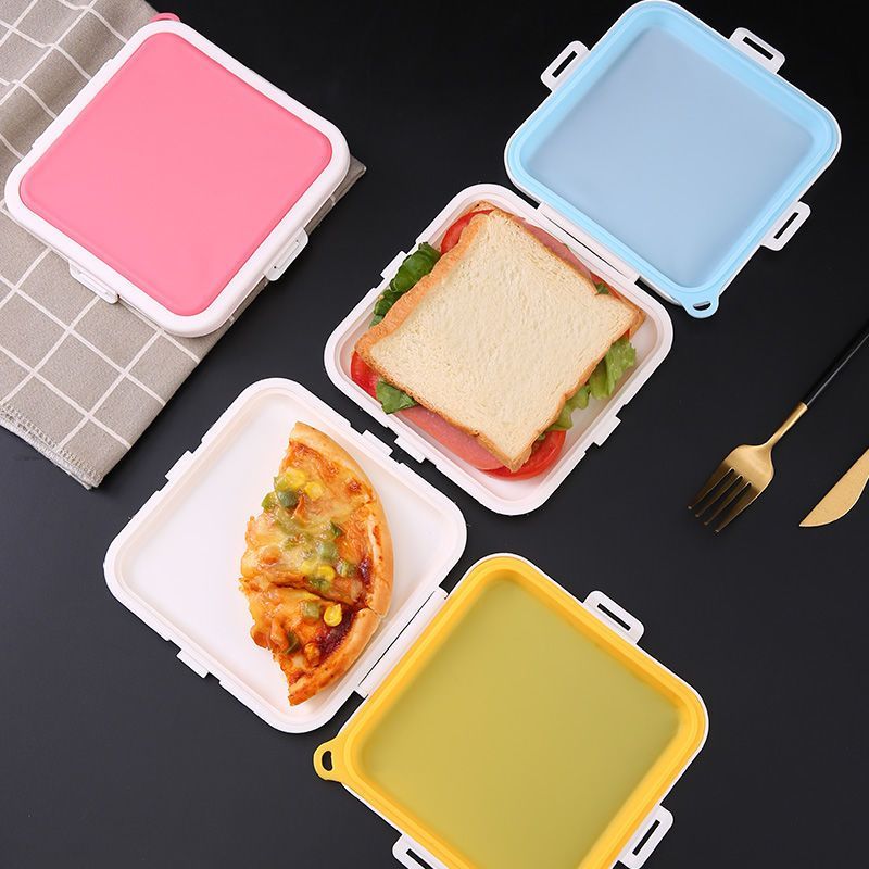1pc Portable Sandwich Crisper  - Food Storage Silicone Bags recension och pris