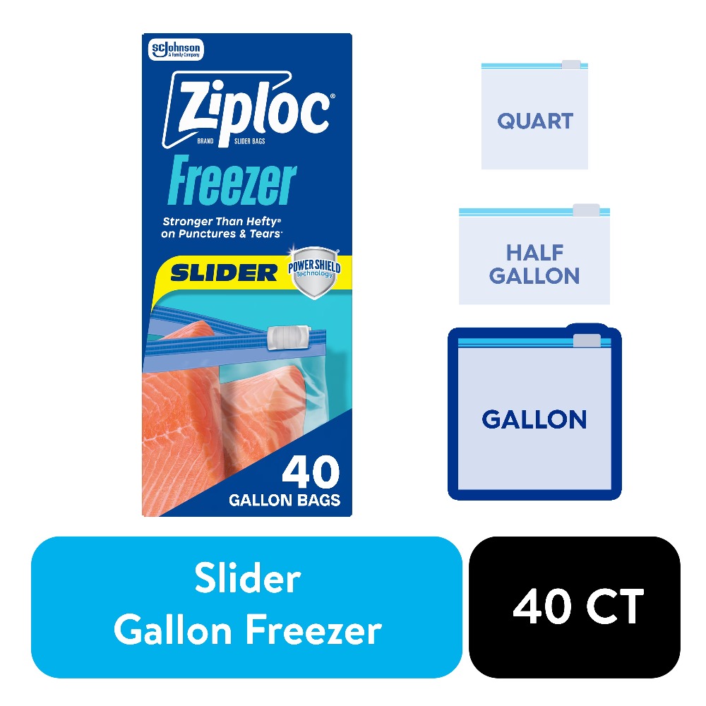 Ziploc Brand Slider Gallon Fre - Food Storage Technology recension och pris
