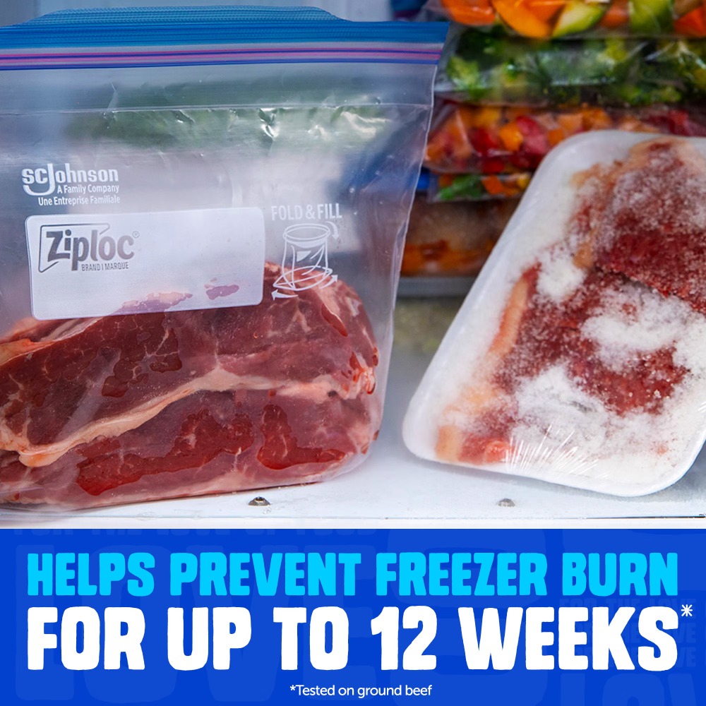 Ziploc Brand Freezer Food Stor - Food Storage Technology recension och pris