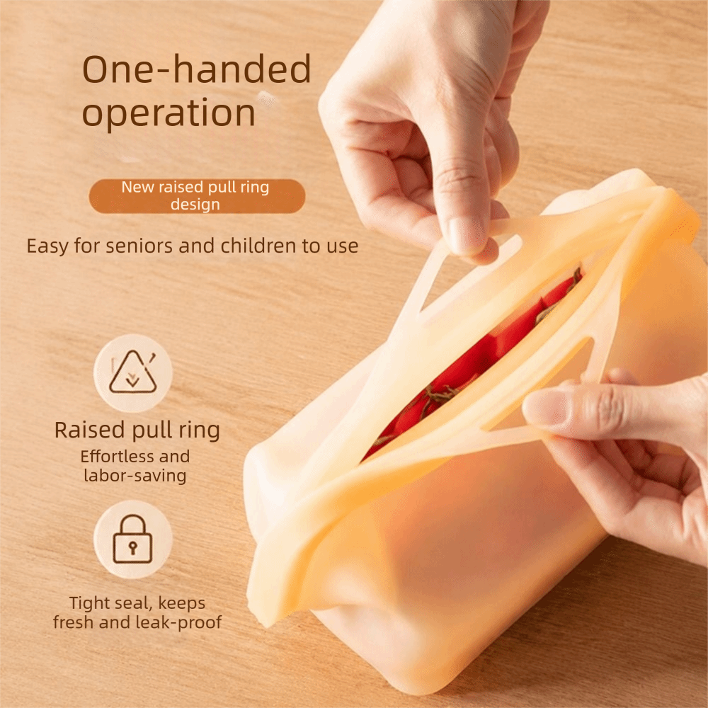 Leak Proof Silicone Food Stora - Food Storage Silicone Bags recension och pris