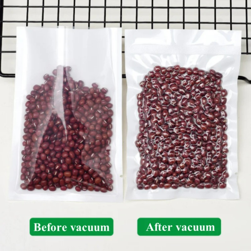 100PCS Open Top Clear White Va - Food Storage Long Term recension och pris