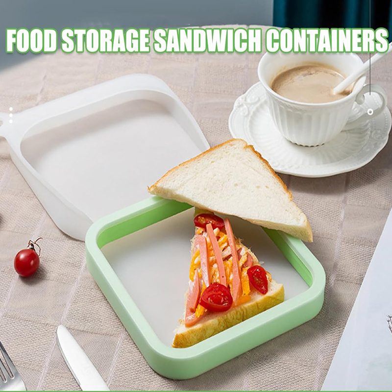 Silicone Sandwich Toast Bento  - Food Storage Silicone Bags recension och pris